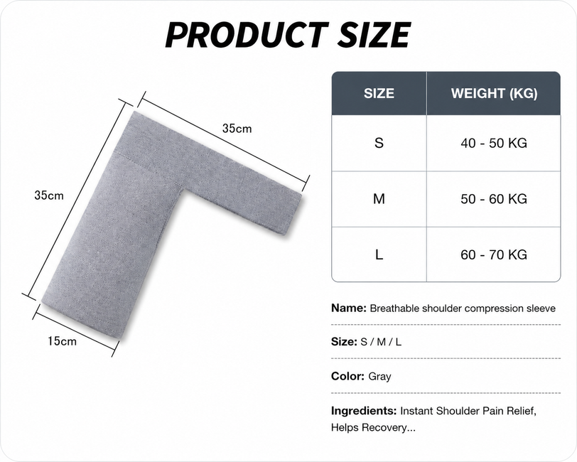 MoveGuard – Breathable Shoulder Protection Sleeve