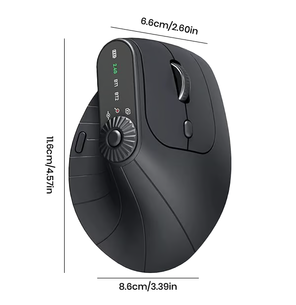 FlexiClick – Triple Connection Wireless Mouse
