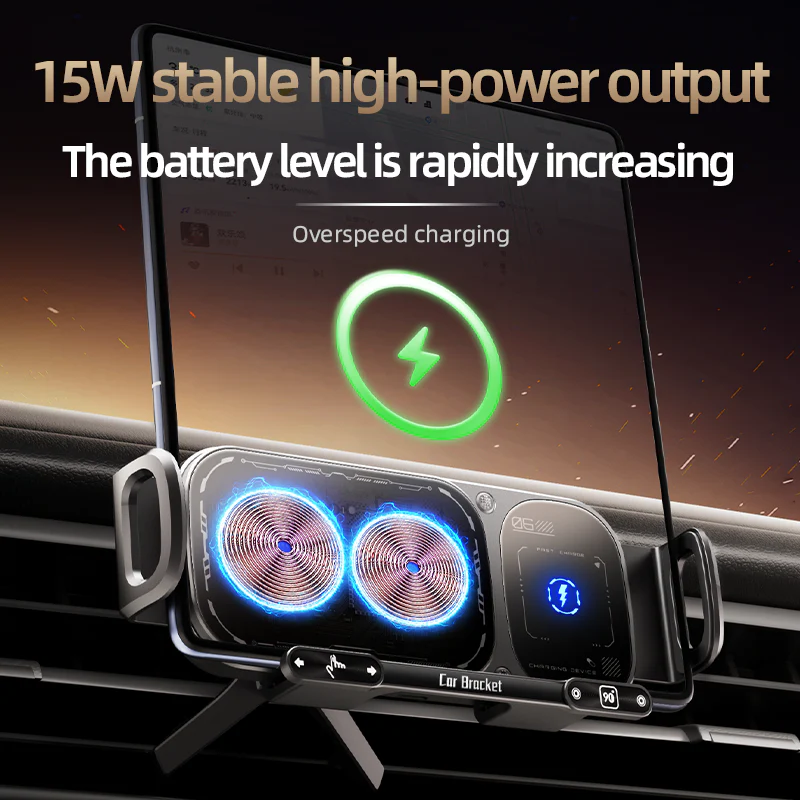 ChargeDrive – Wireless Charging Rotating Car Mount