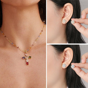 HopeSpectrum – Zircon Cross Pendant
