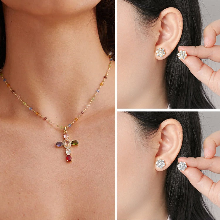 HopeSpectrum – Zircon Cross Pendant