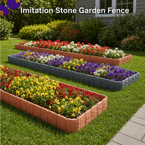 StoneFlex – Imitation Stone Garden Fence Border