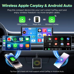DriveCast Pro – CarPlay & Android Auto Adapter