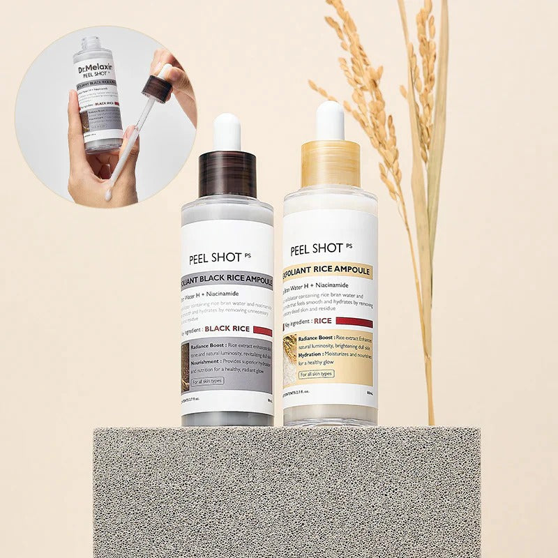 SkinAura – Mild Exfoliating Black Rice Ampoule Serum