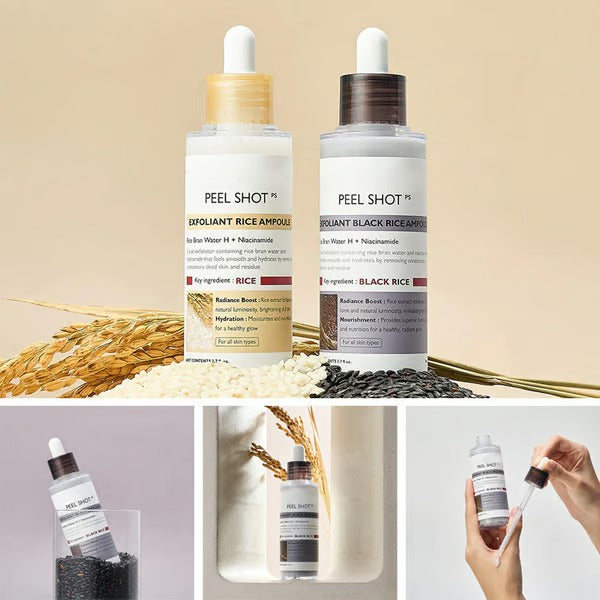 SkinAura – Mild Exfoliating Black Rice Ampoule Serum