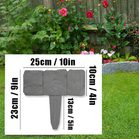 StoneFlex – Imitation Stone Garden Fence Border