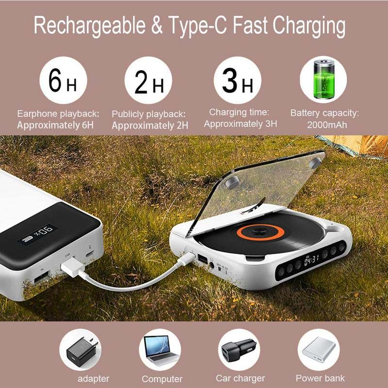 SoundCarry – Portable Bluetooth CD Player