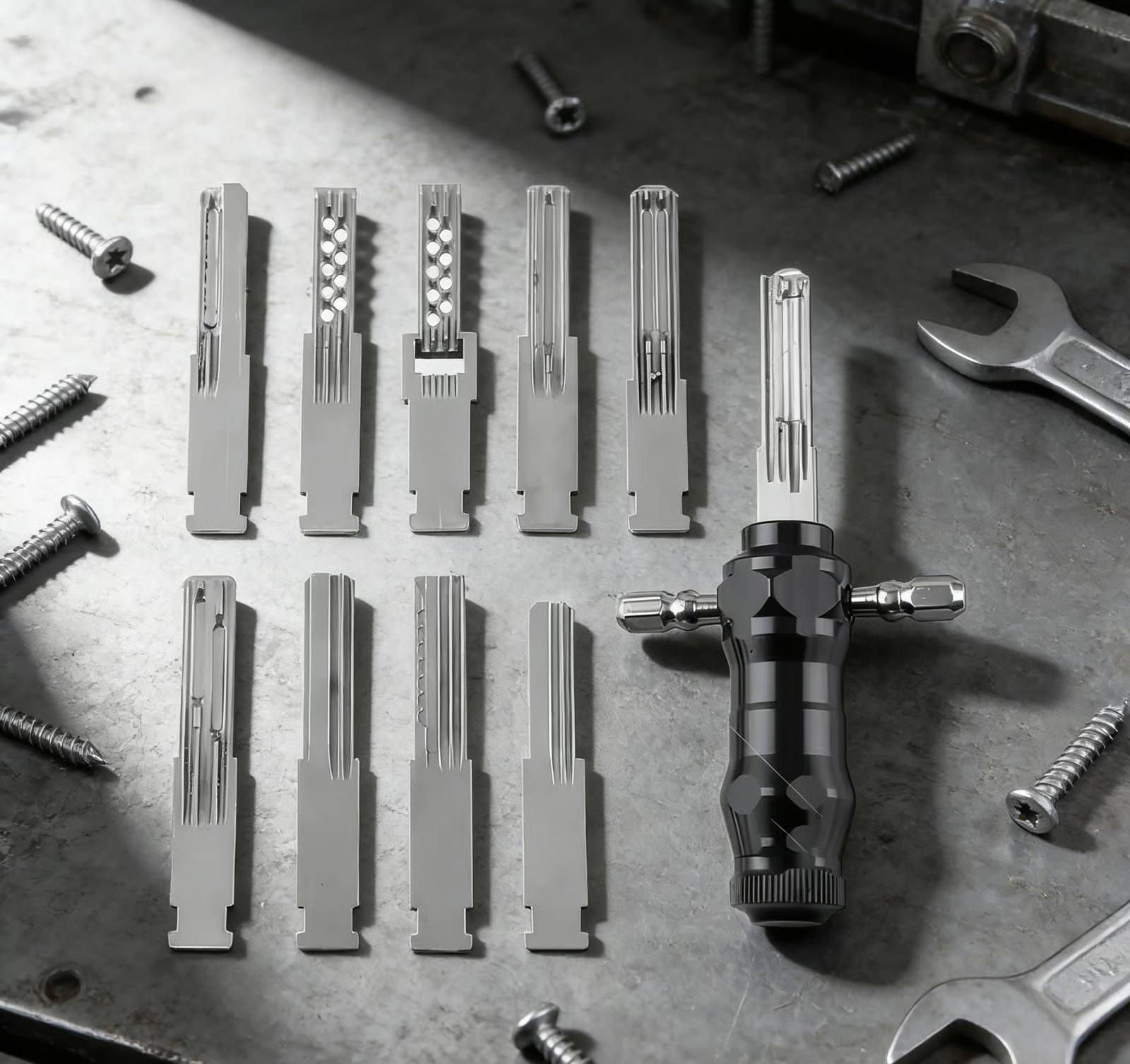 TitanLock Kit – Stainless Steel Tool Set