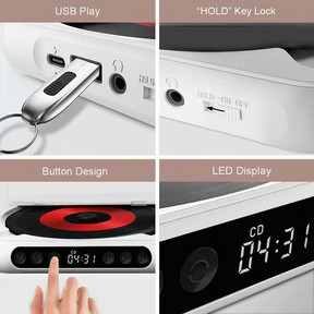 SoundCarry – Portable Bluetooth CD Player