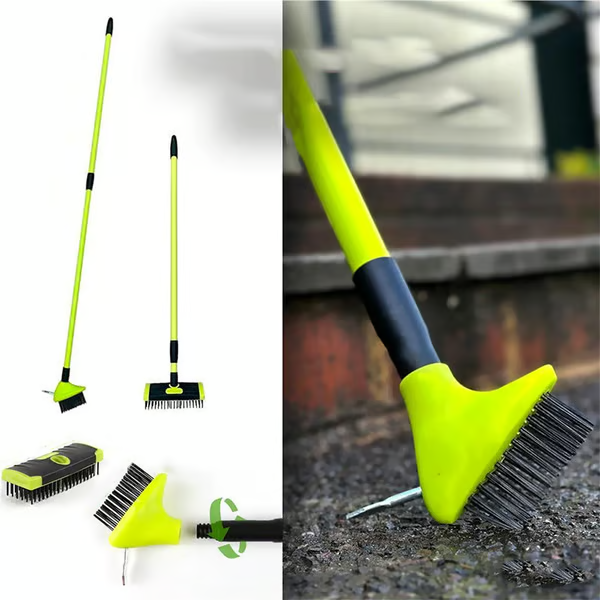 GardenPro – 3-in-1 Versatile Weed Cleaning Brush Kit