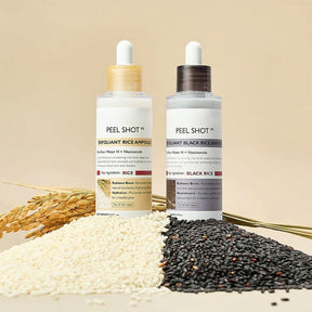SkinAura – Mild Exfoliating Black Rice Ampoule Serum