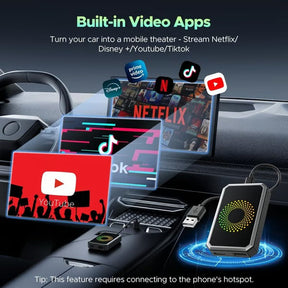 DriveCast Pro – CarPlay & Android Auto Adapter
