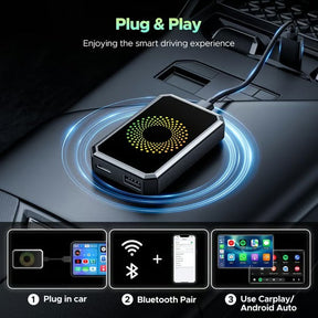 DriveCast Pro – CarPlay & Android Auto Adapter