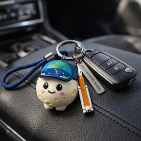 CosmoRise – Space Explorer Keychain