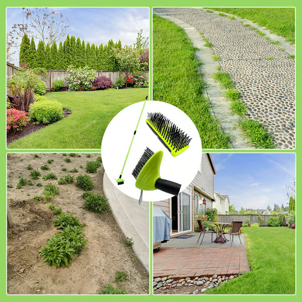 GardenPro – 3-in-1 Versatile Weed Cleaning Brush Kit