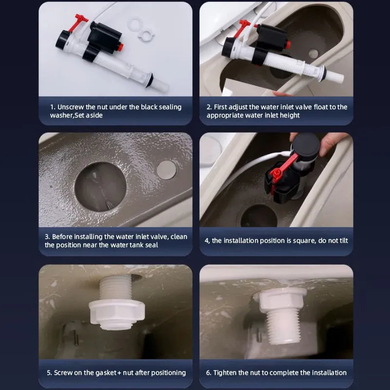 FlowSafe – Self-Stop Toilet Tank Valve
