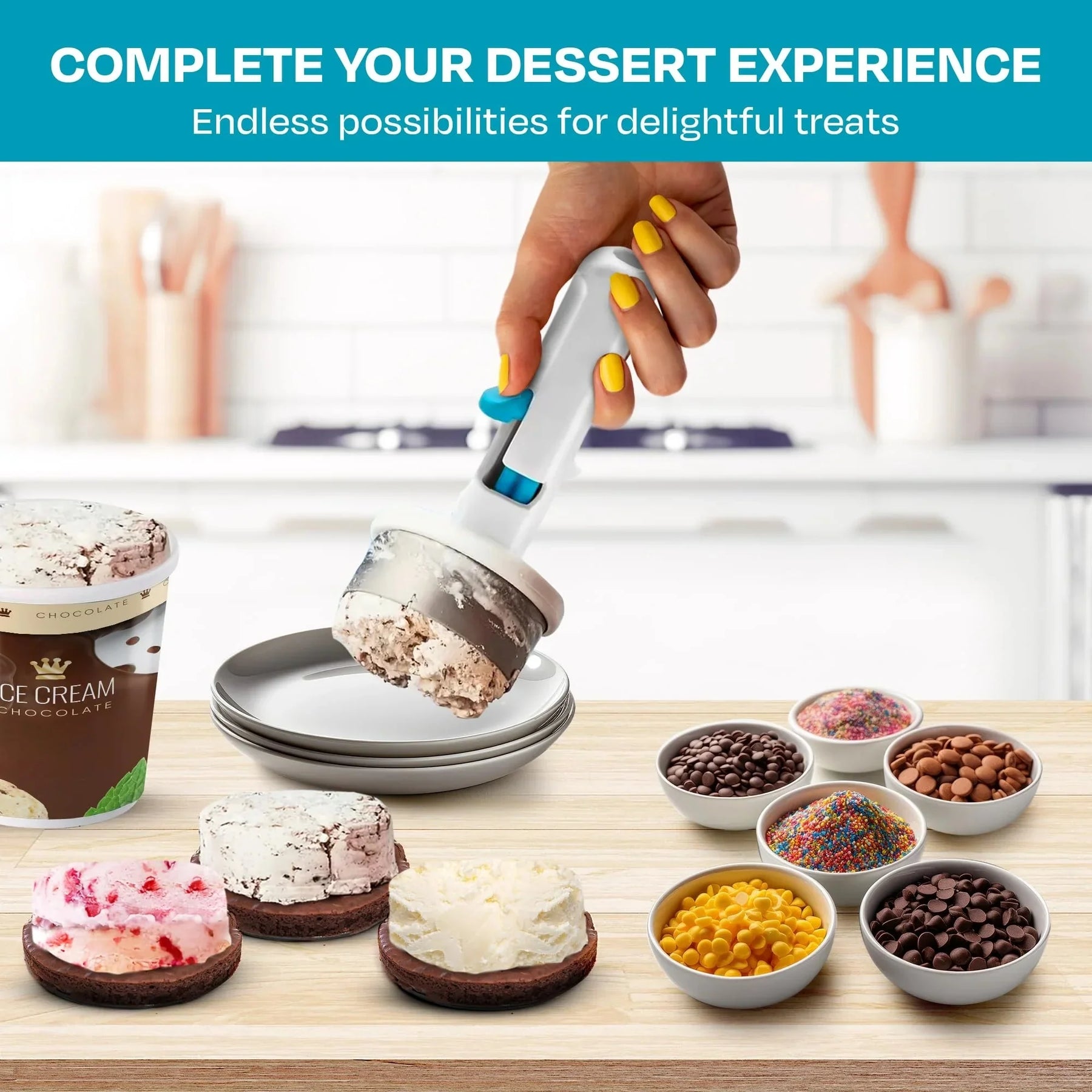 ChillBite – Effortless Scoop & Release for Frozen Treats