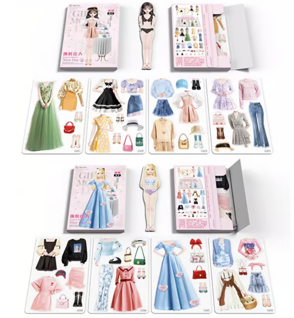 TinyTrendy – Magnetic Dress Up Baby Playset