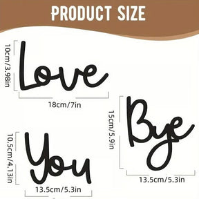 SweetEntry – Family Love You Bye Entryway Wall Decor