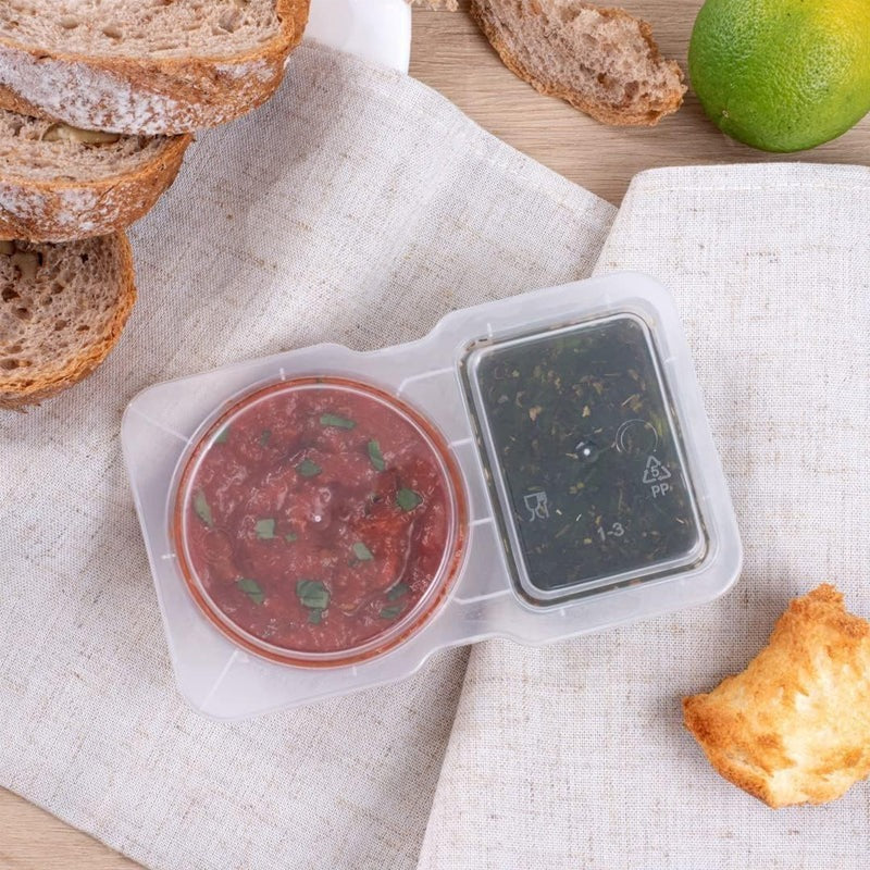 FreshPack Duo – Two-Compartment Snack Storage Box