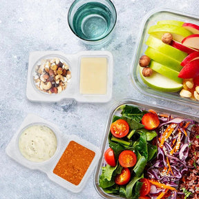 FreshPack Duo – Two-Compartment Snack Storage Box