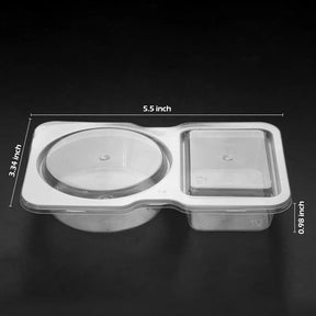 FreshPack Duo – Two-Compartment Snack Storage Box