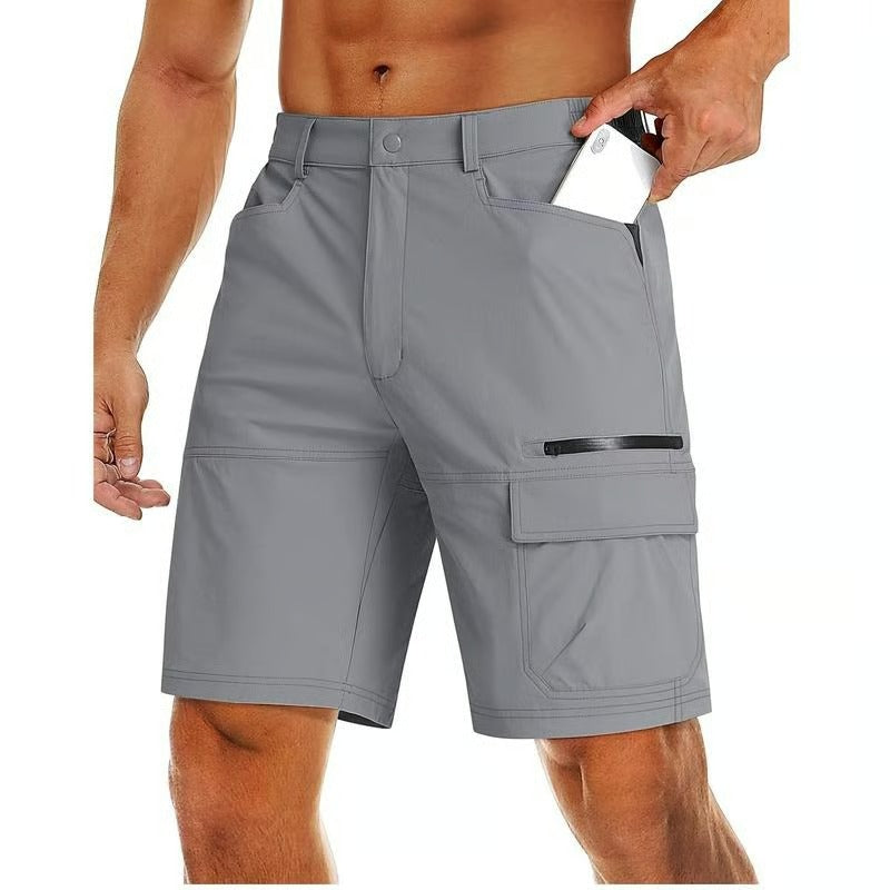 RuggedFlex – Multi-Pocket Cargo Shorts