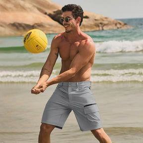 RuggedFlex – Multi-Pocket Cargo Shorts