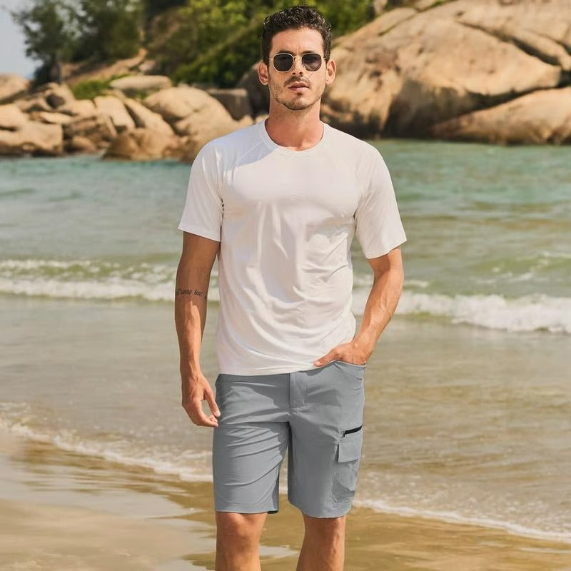 RuggedFlex – Multi-Pocket Cargo Shorts