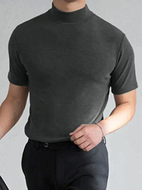 NeoCollar – Sleek High Neck T-Shirt