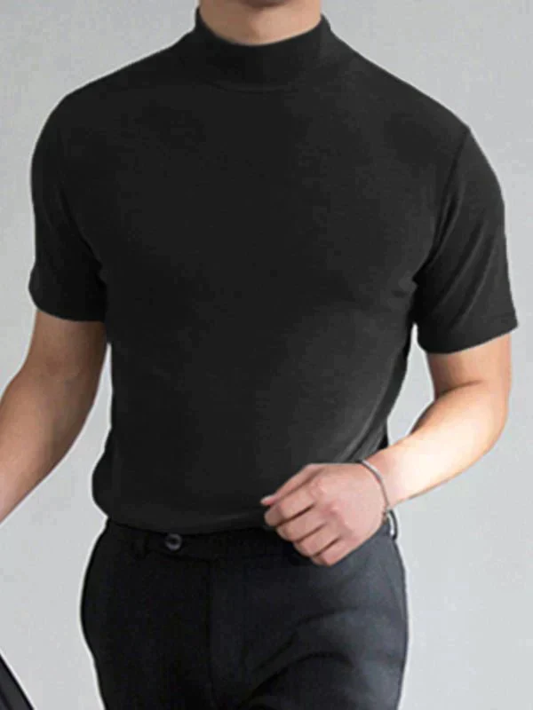 NeoCollar – Sleek High Neck T-Shirt