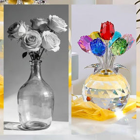 EternaPetal – Multicolor Crystal Rose Gift