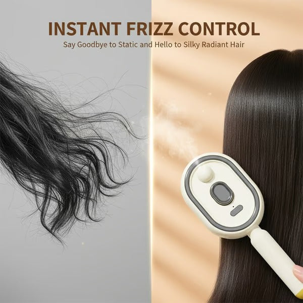 MistGlow – Hydrating Scalp Massage Hair Brush