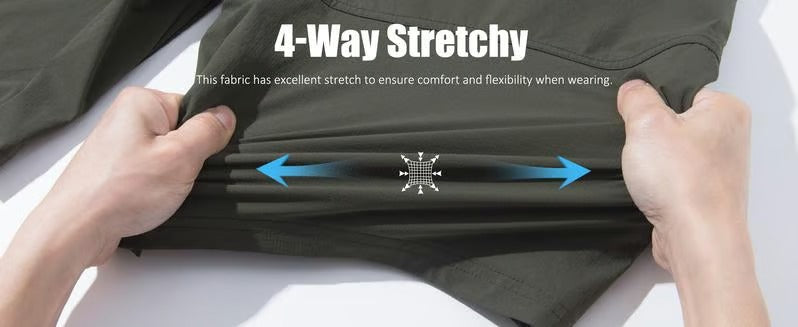 RuggedFlex – Multi-Pocket Cargo Shorts