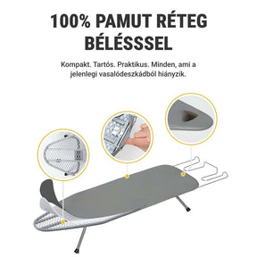 QuickIron - Portable Ironing Board for Apartments & Travel