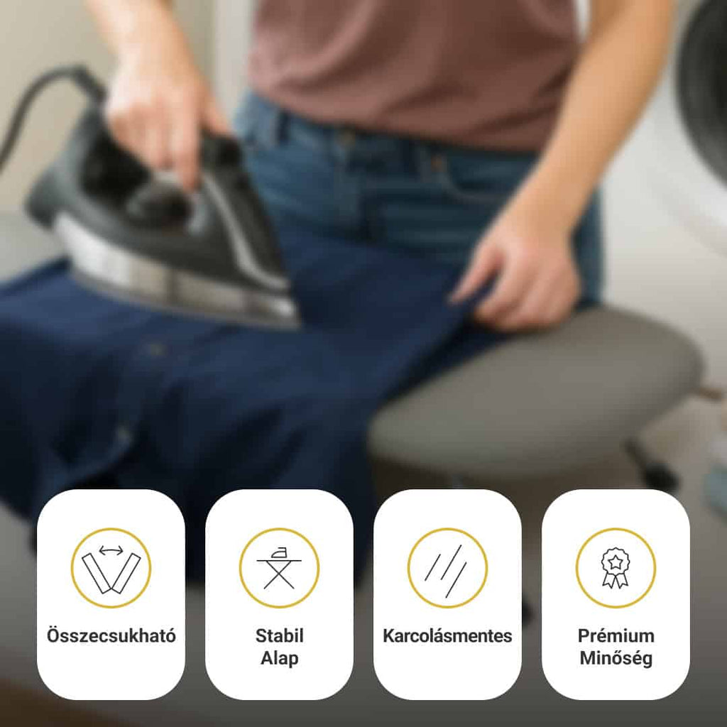 QuickIron - Portable Ironing Board for Apartments & Travel