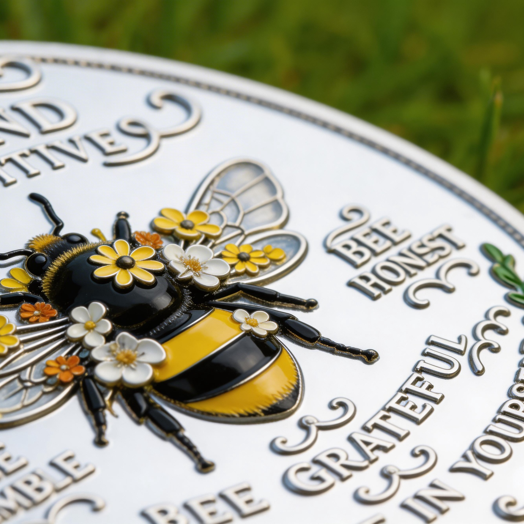 KindVibes – Bee Kind Positivity Collectible Coin
