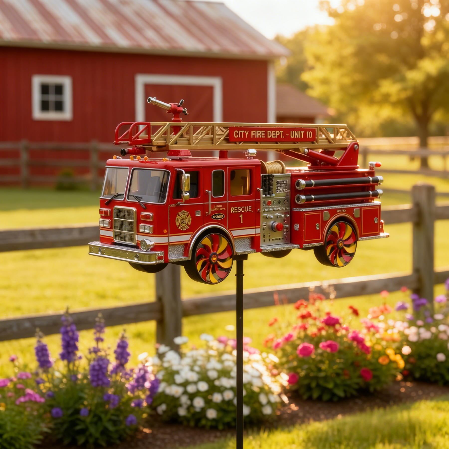 BreezeBlaze – Animated Garden Spinner Truck
