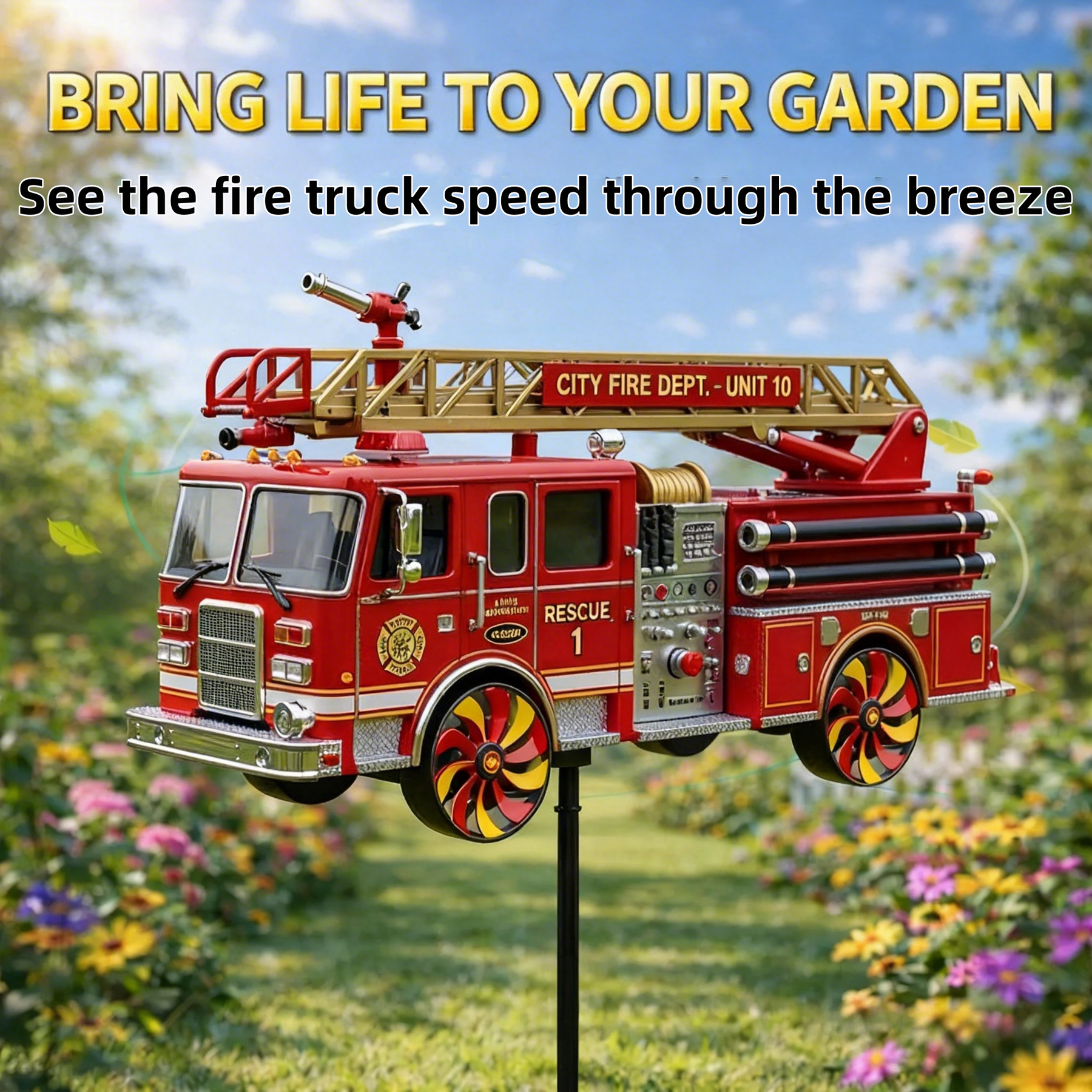 BreezeBlaze – Animated Garden Spinner Truck