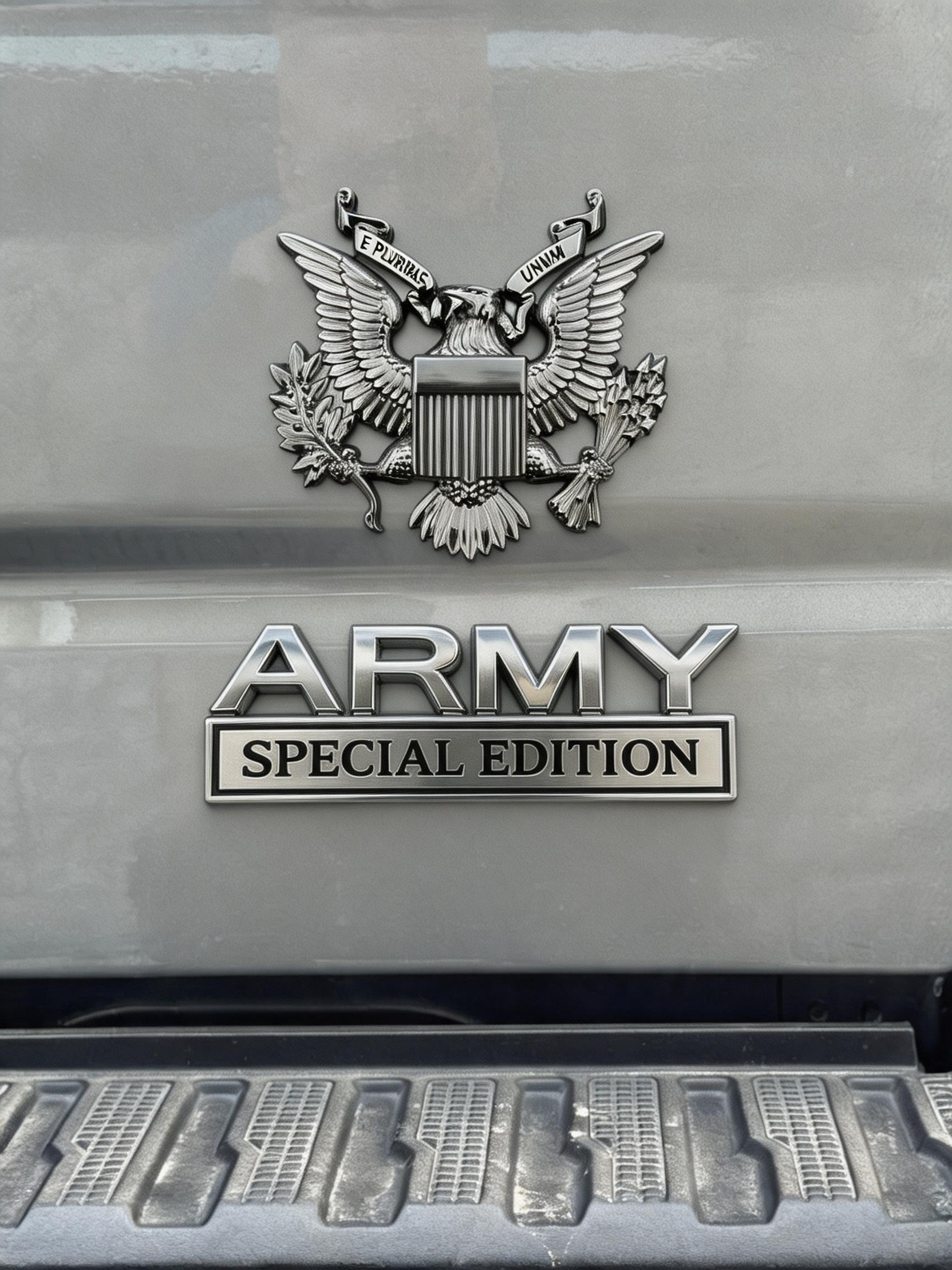 EliteValor – Military Eagle Chrome Badge