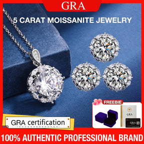 DiamondGlow –  5 Carat Moissanite Jewelry