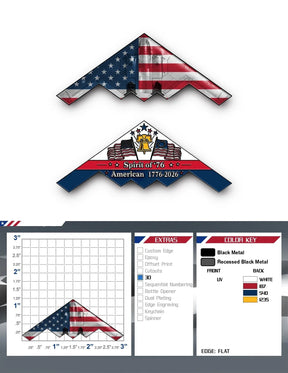 LibertySpirit – ’76 B-2 Stealth Bomber Challenge Coin