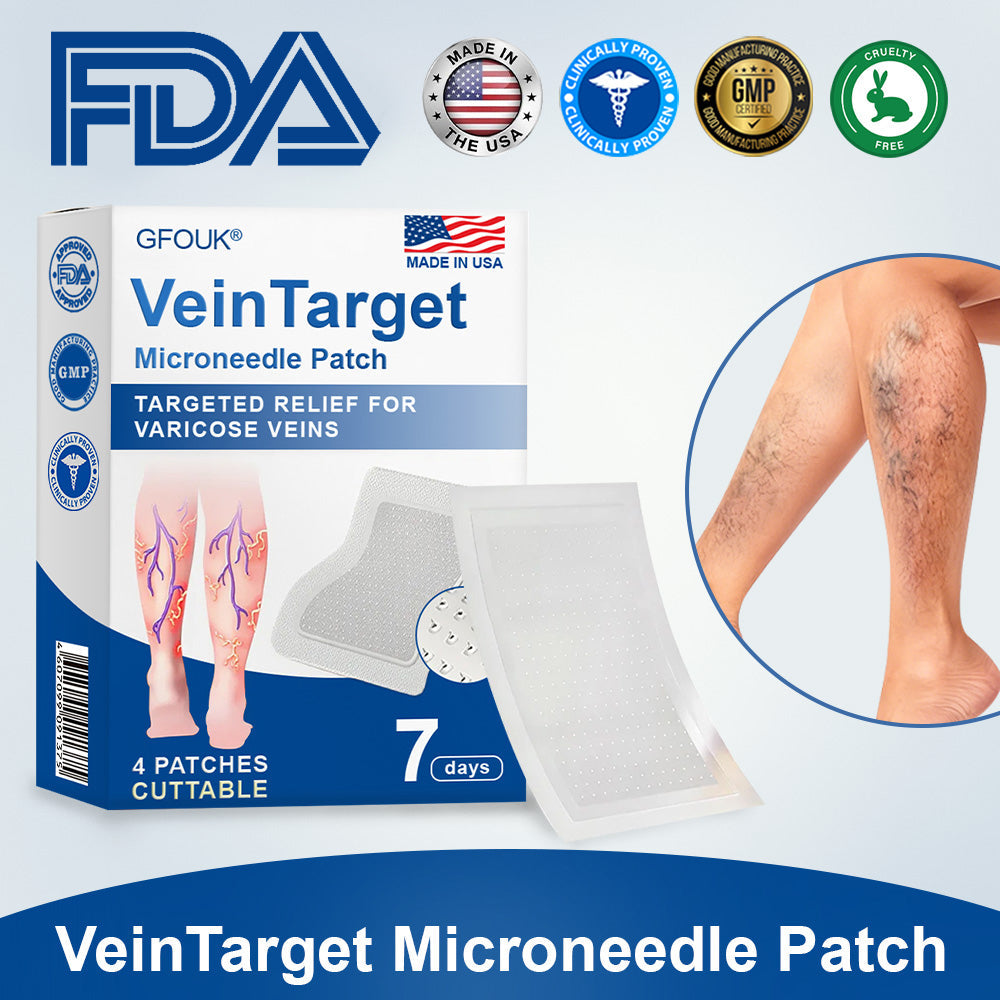🇺🇸👨‍⚕️✅✅GFOUK® VeinTarget Microneedle Patch⚡Instant Relief, Long-Term Results