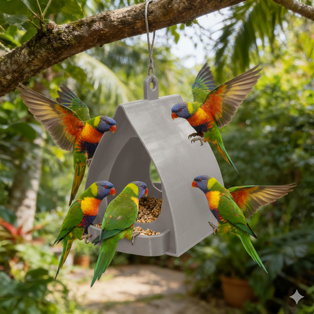 BirdBloom – Window View Feeder