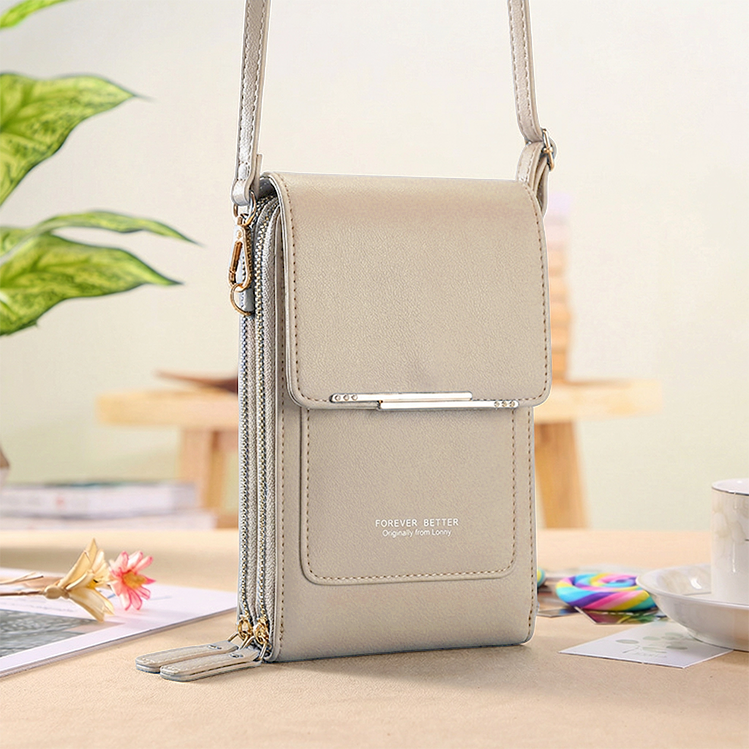 VistaPouch – Simple and Elegant Women’s Touchscreen Crossbody Phone Wallet