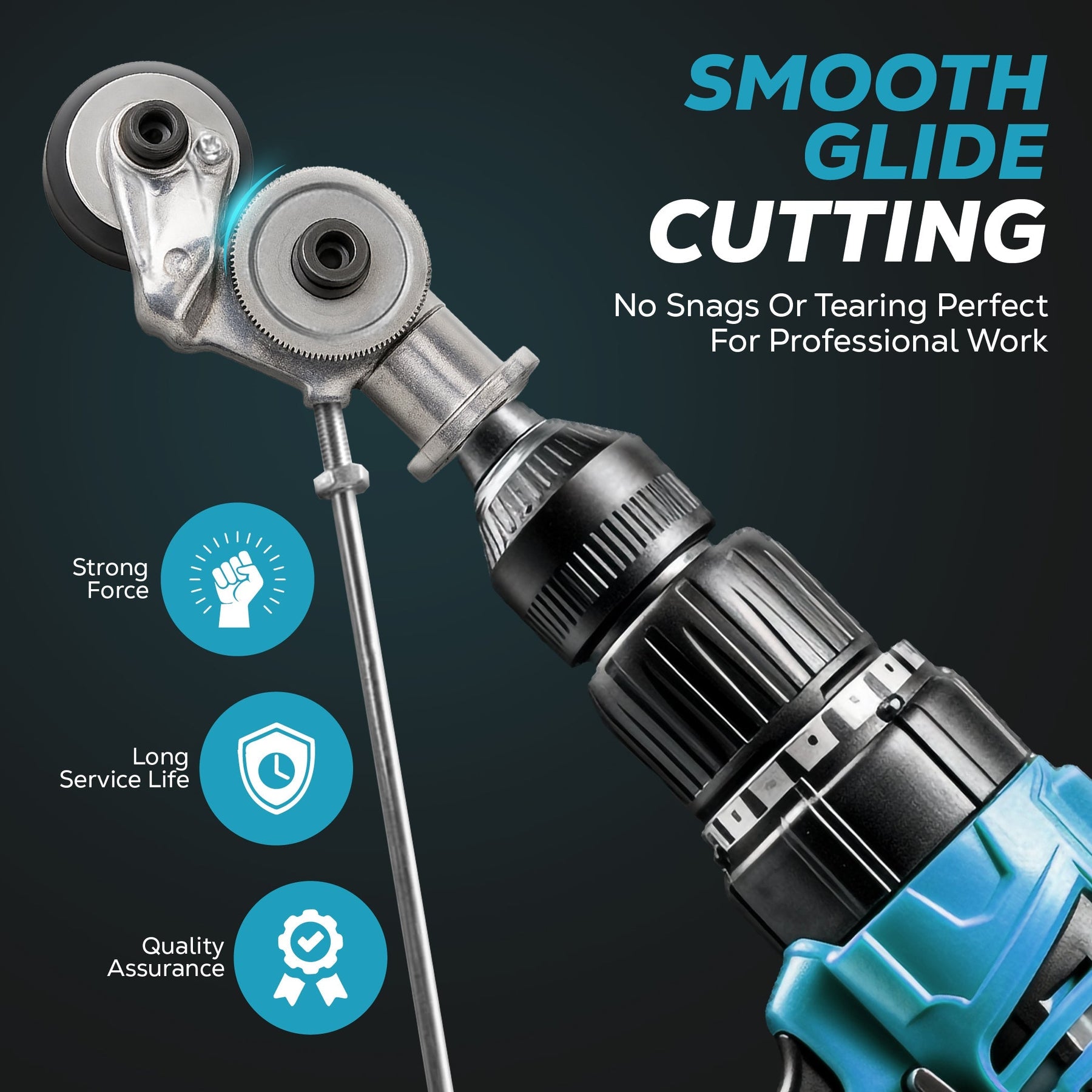 Drillshear – Electric Drill Metal Cutter Attachment