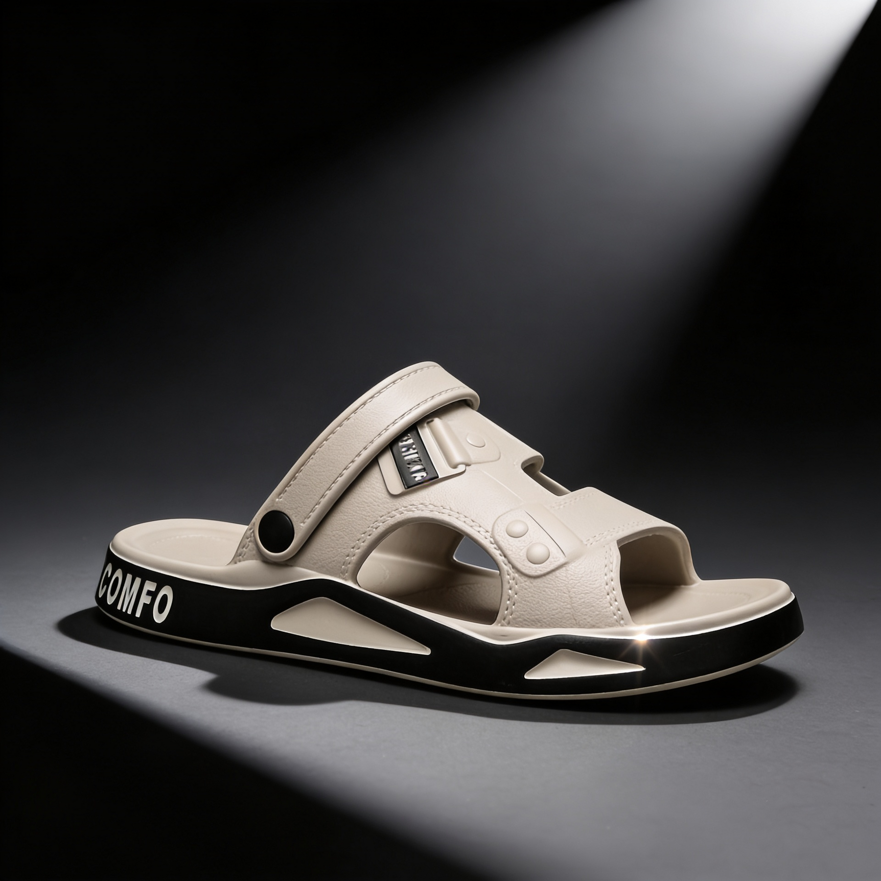 Stratford — Platform Sport Slide with Adjustable Strap