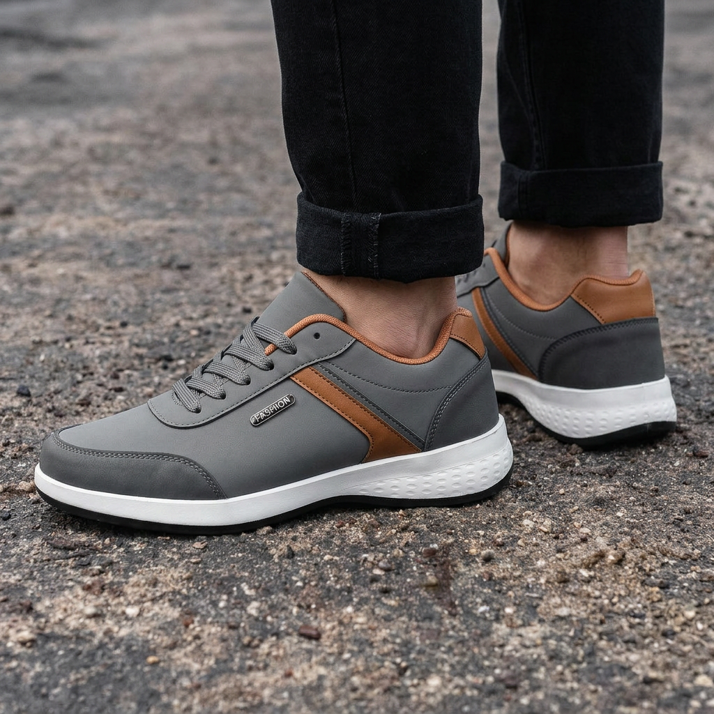 Ribbon — Stripe-Detailed Sneaker for Daily Wear
