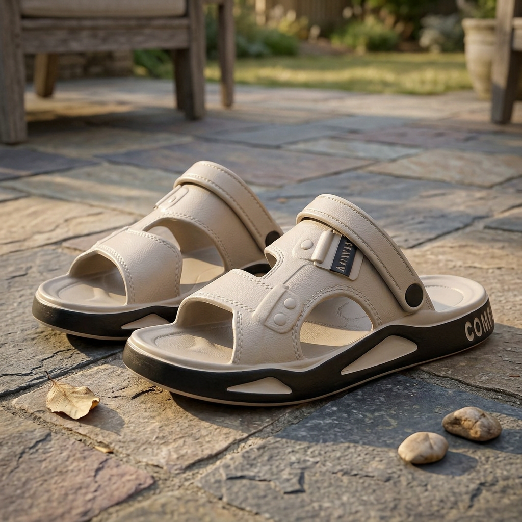 Stratford — Platform Sport Slide with Adjustable Strap
