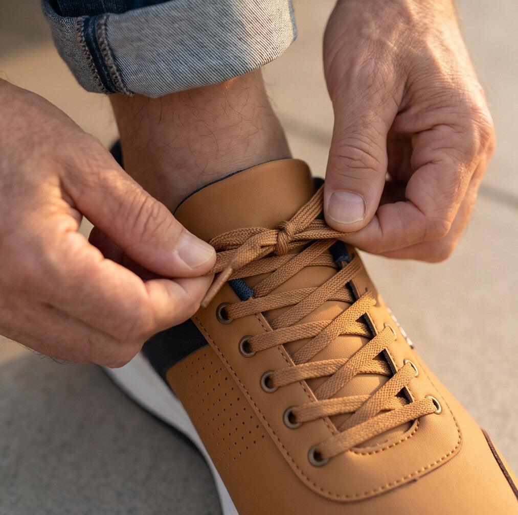 Ribbon — Stripe-Detailed Sneaker for Daily Wear